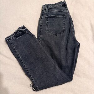 Abercrombie & Fitch Women's Straight Leg Jeans - Dark Wash
